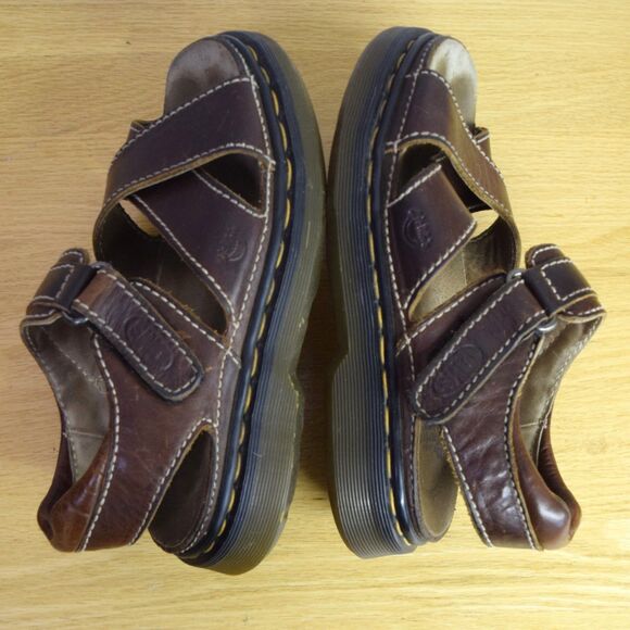 Dr. Martens Doc Marten Size 7 Mens Fisherman Leather Sandal VTG 90s Chunky 9076 main image 5
